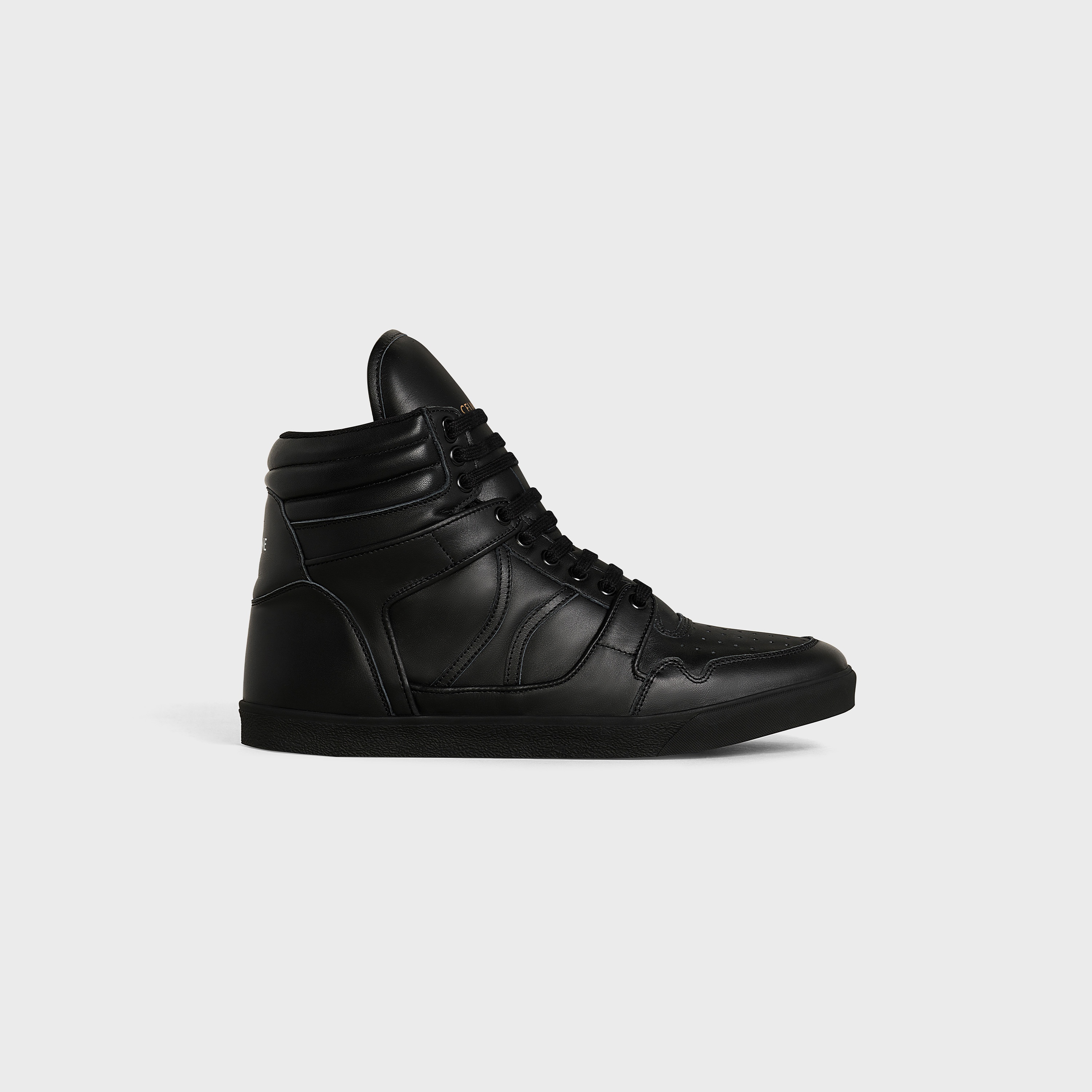 CELINE BREAK MID LACE UP SNEAKER IN CALFSKIN AND LAMBSKIN - 1