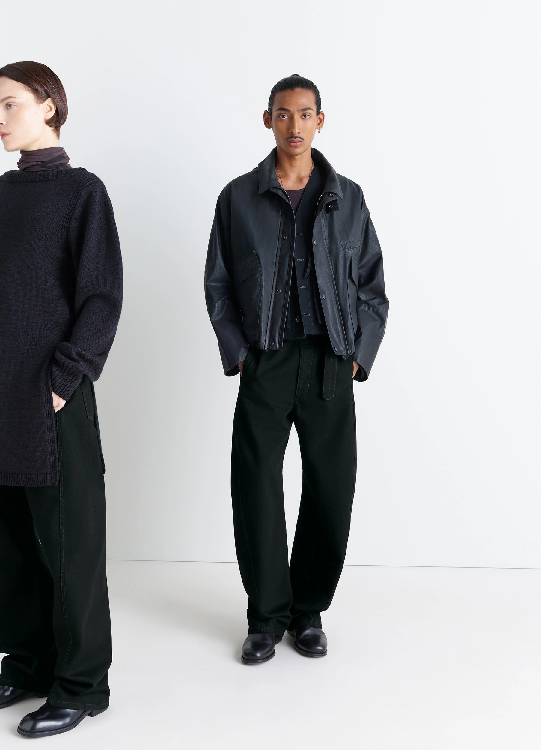 TWISTED BELTED PANTS - 2