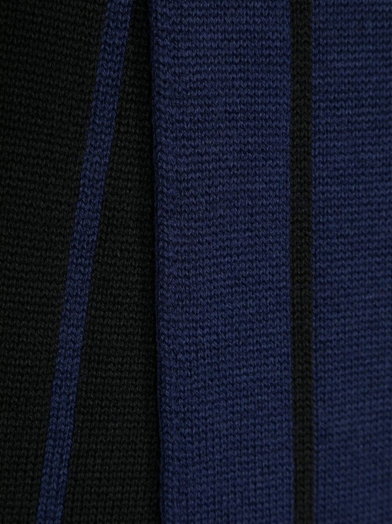 Moschino intarsia-logo wool scarf outlook