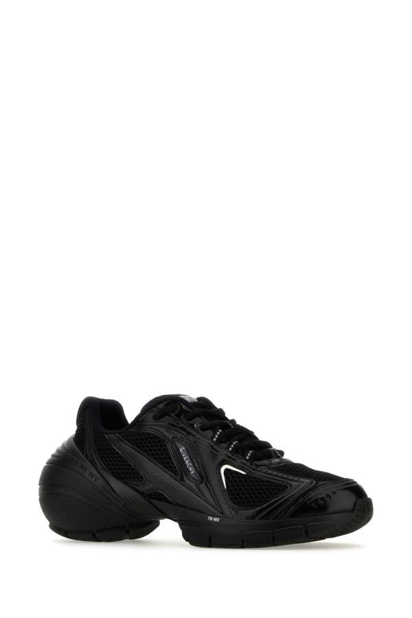 GIVENCHY Black Mesh And Synthetic Leather Tk-Mx Sneakers - 2