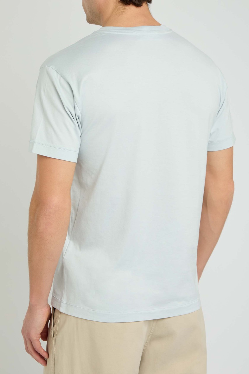 Stone Island Logo Cotton T-shirt - 3