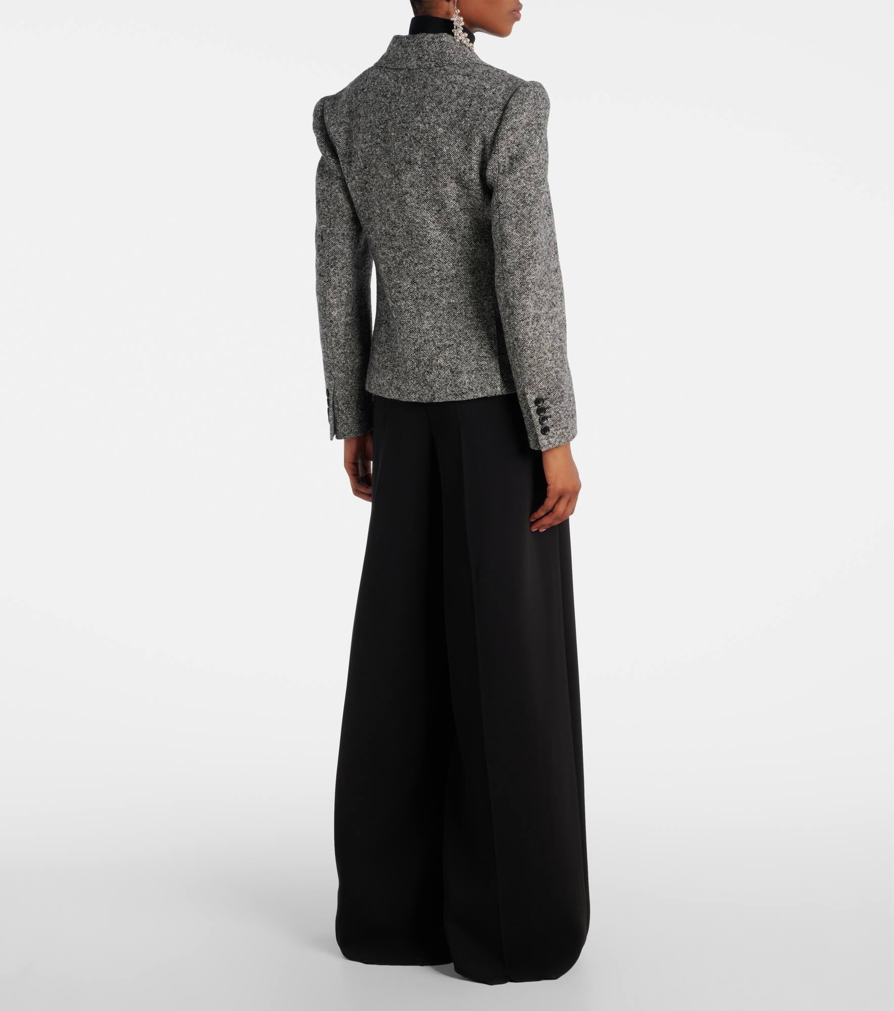 Salmone wool and silk blazer - 3
