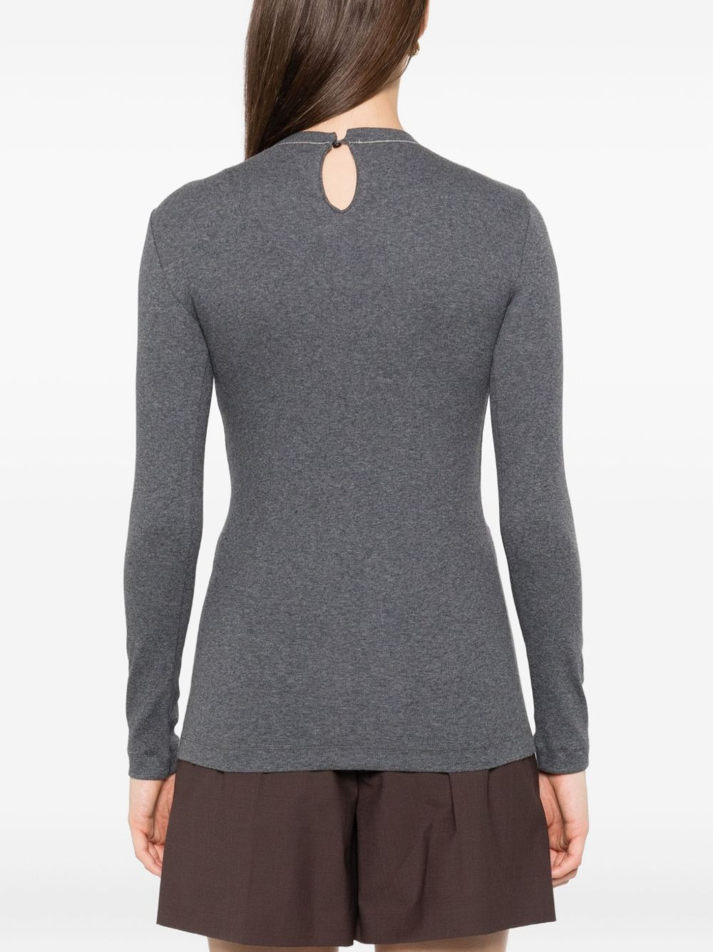 Brunello Cucinelli Women Cotton Crewneck Sweater - 4