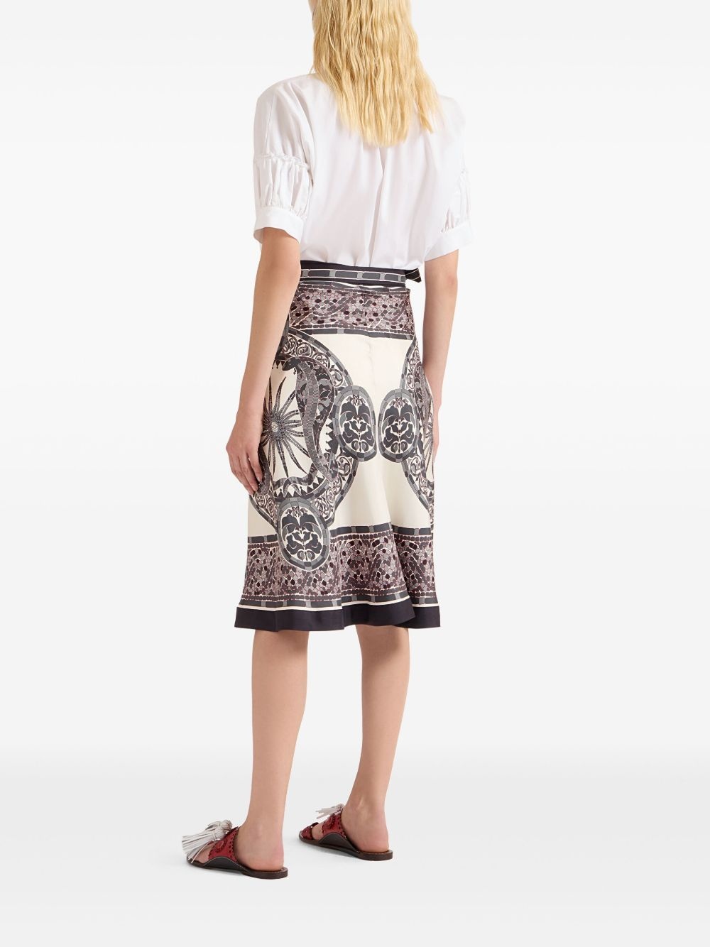 silk pareo skirt - 3