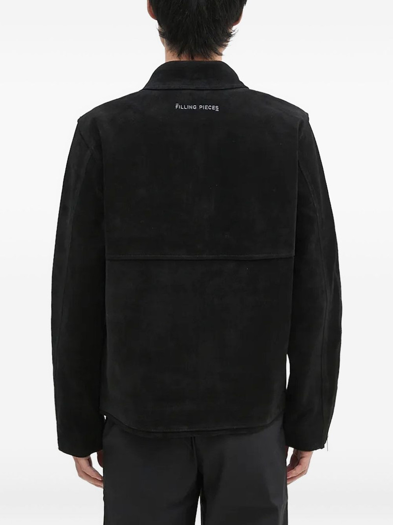 suede zip-front jacket 3