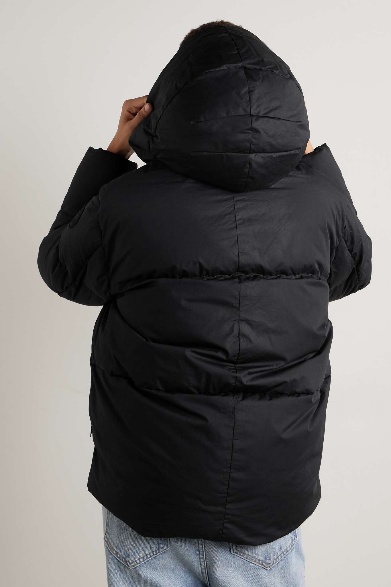 Garnet hooded quilted cotton-shell down jacket - 4
