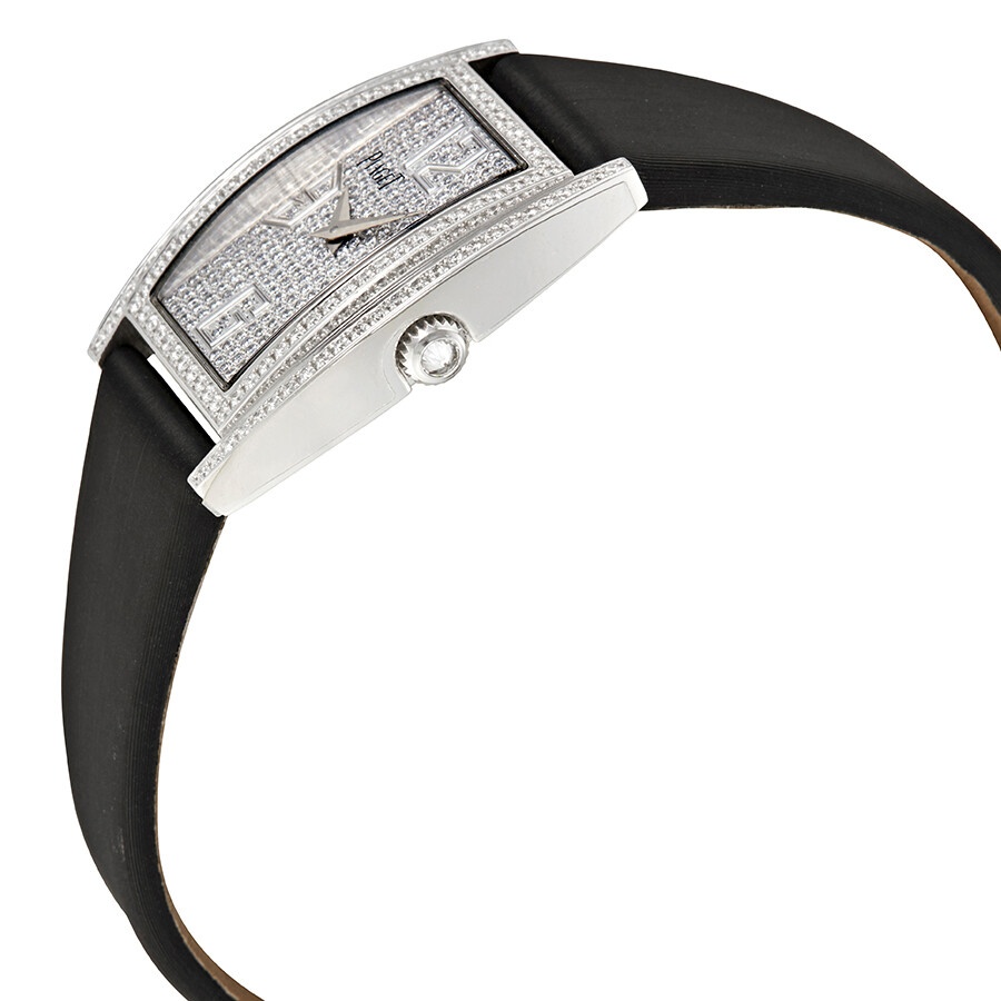 Piaget Limelight Diamond-set Dial Black Satin Ladies Watch G0A37091 - 2