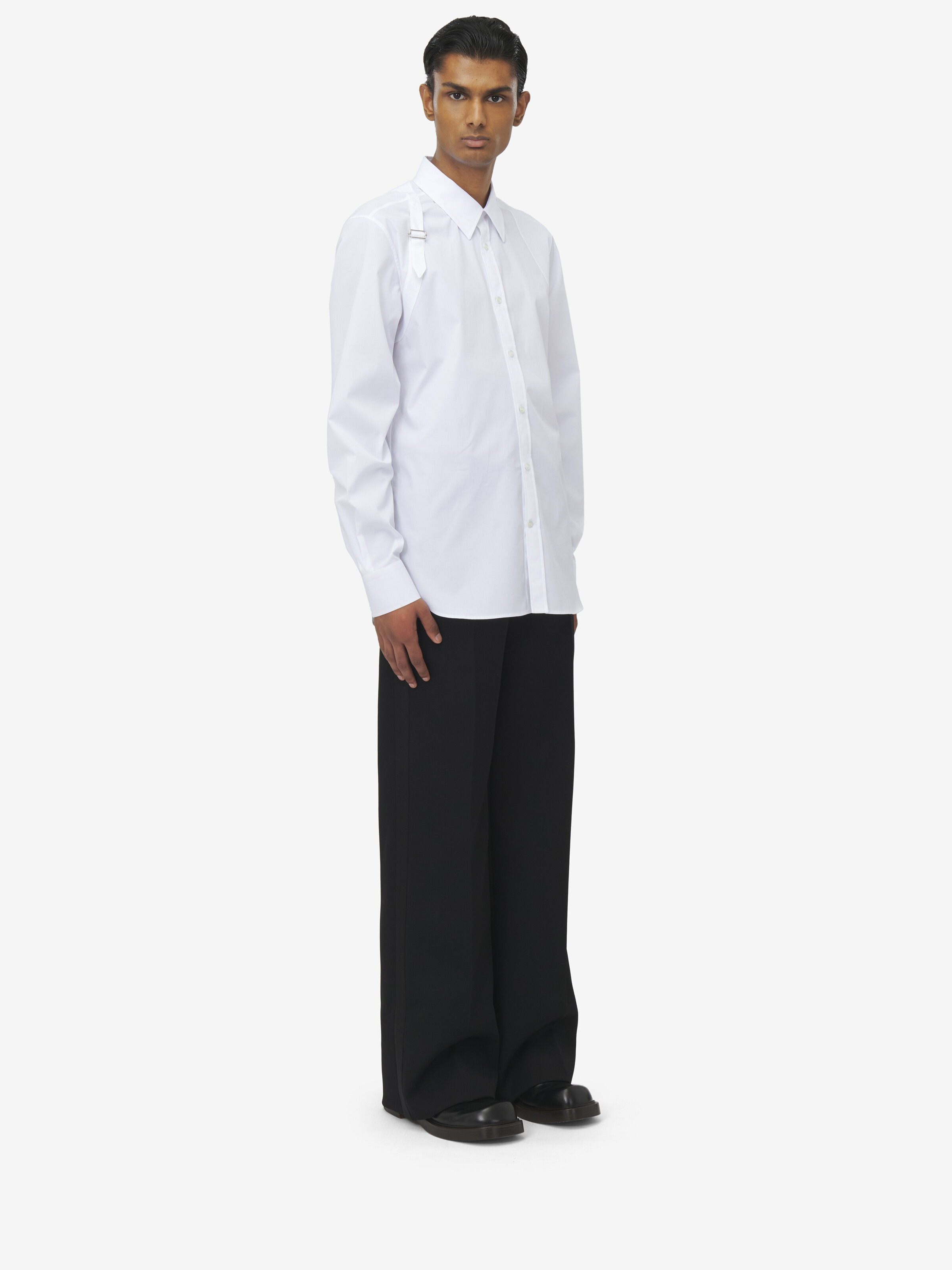 Men's Harness Shirt in White - 2