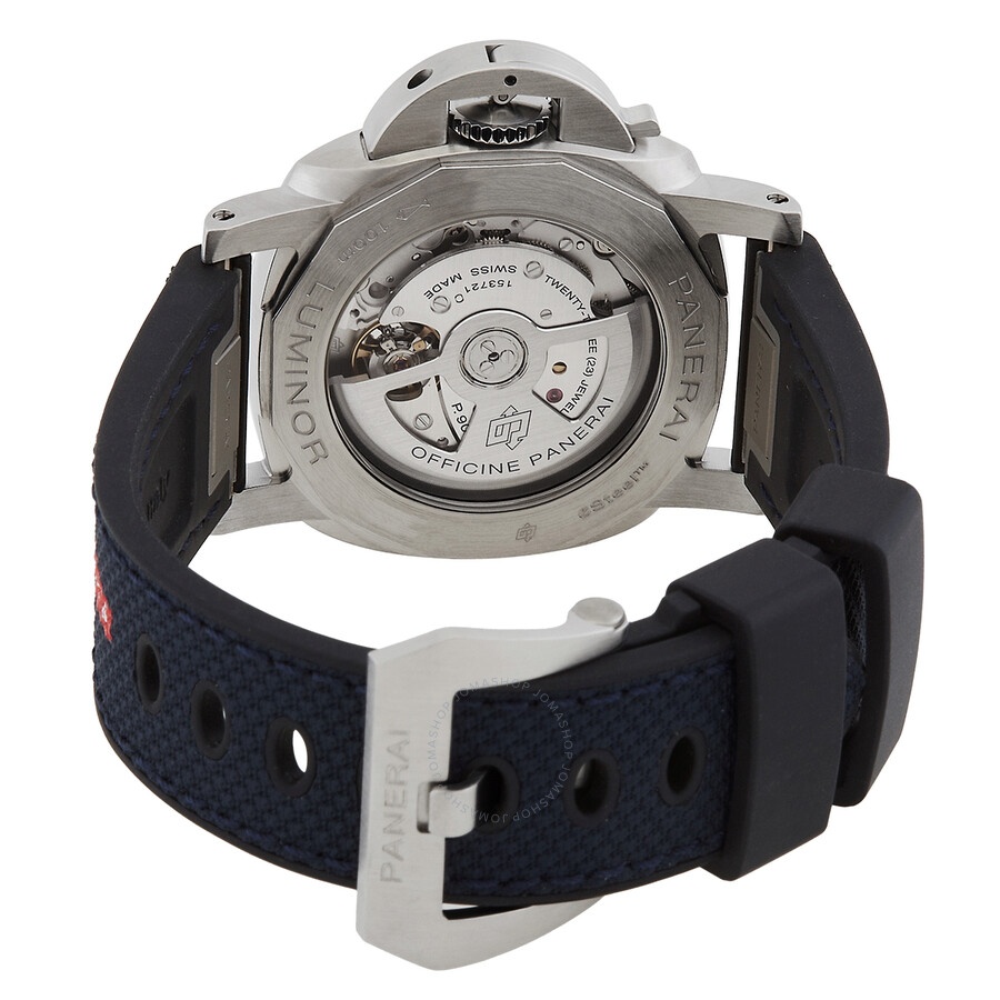 Panerai Luminor Quaranta Bitempo Luna Rossa GMT Automatic Blue Dial Men's Watch PAM01404 - 3