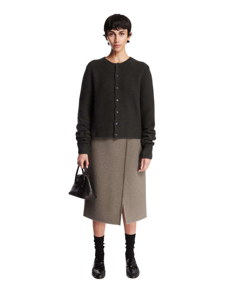 RIER Gray Walker Wrap-skirt outlook