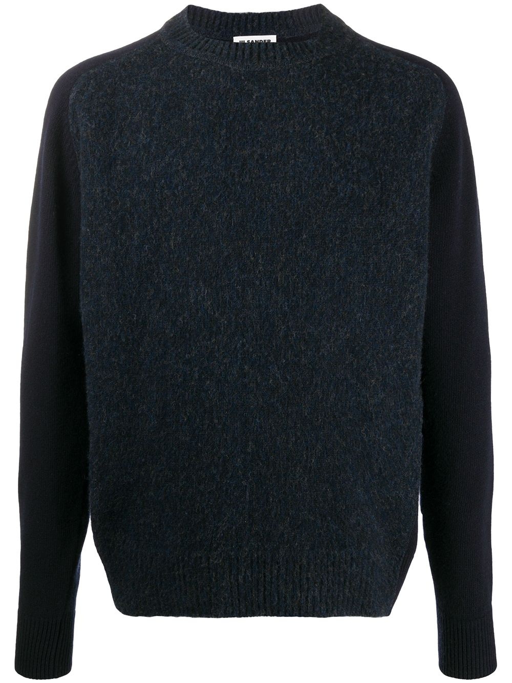 crew-neck wool jumper - 1