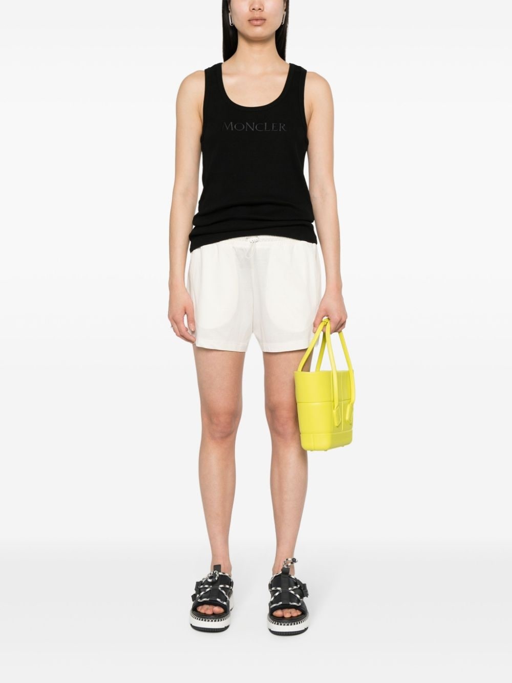 logo-embroidered tank top - 2