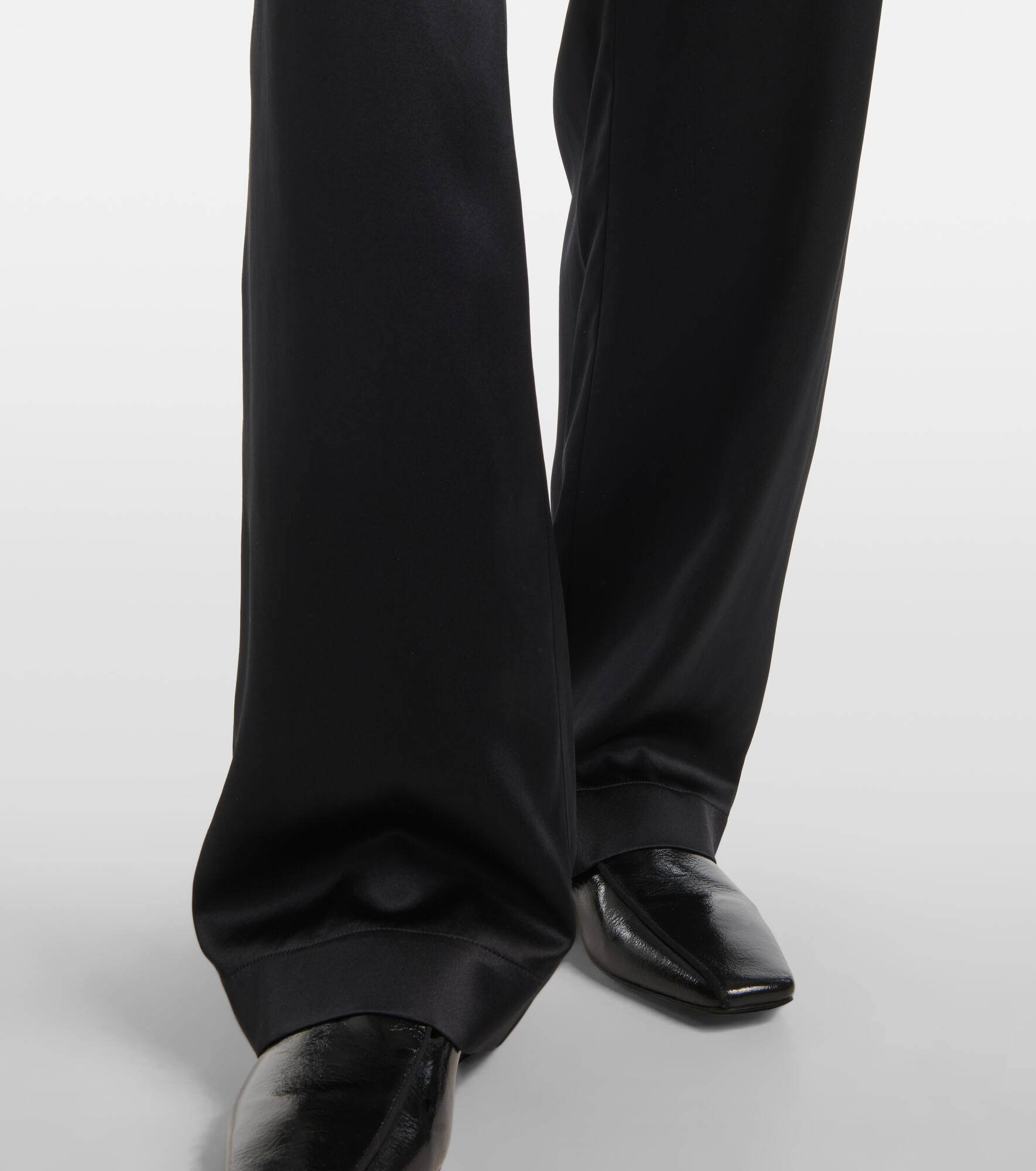 New Sahel silk straight pants - 5