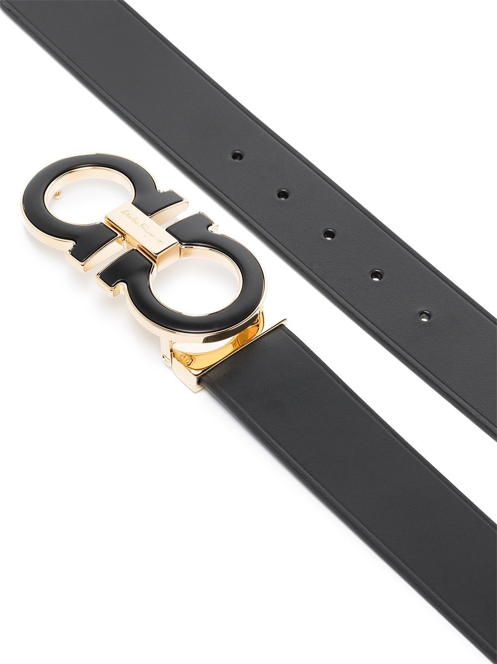 adjustable Gancini buckle belt - 3