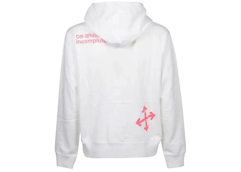 Off-White OFF-WHITE Arrows Sketch Loose Fit Hoodie White outlook