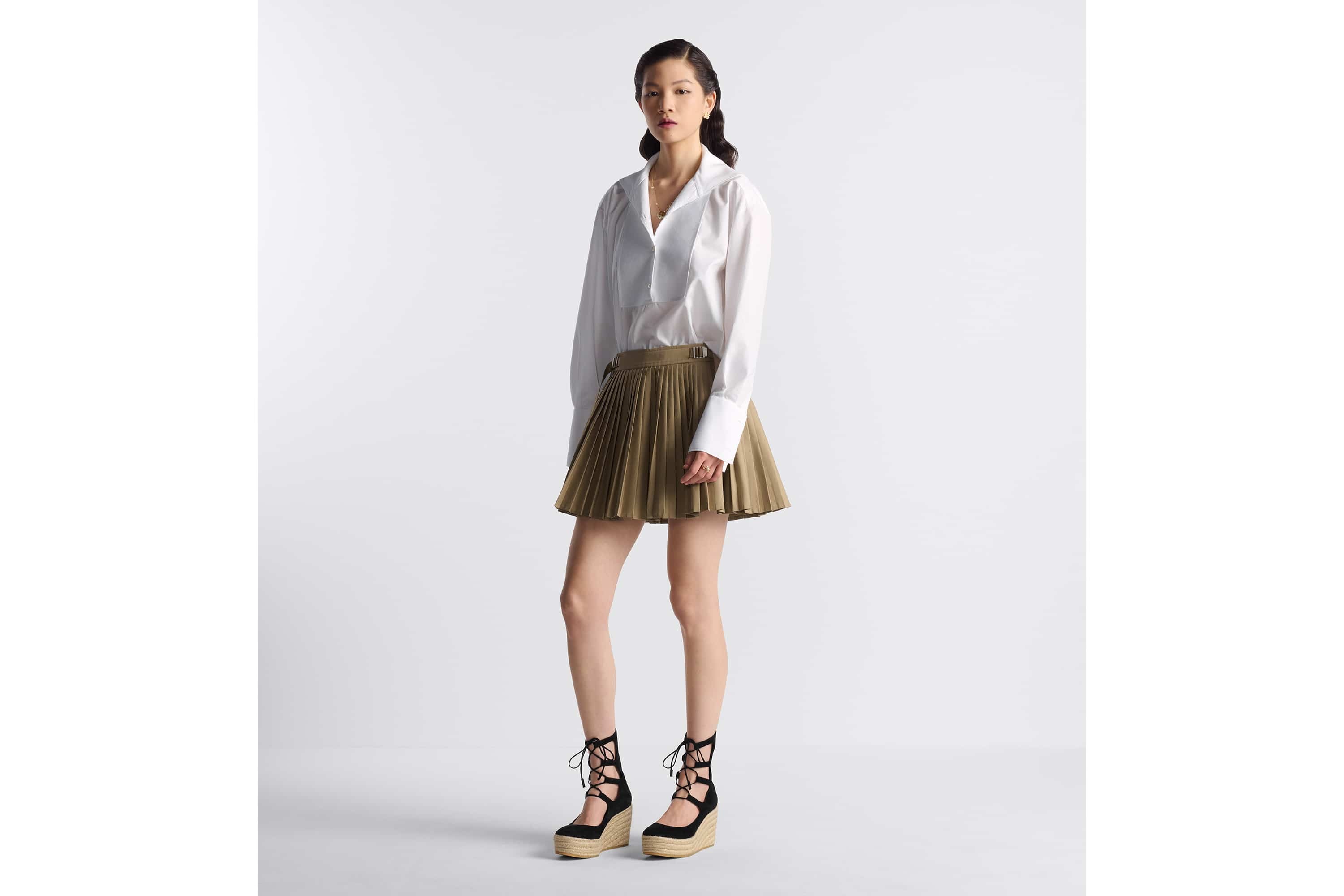 Pleated Miniskirt - 2