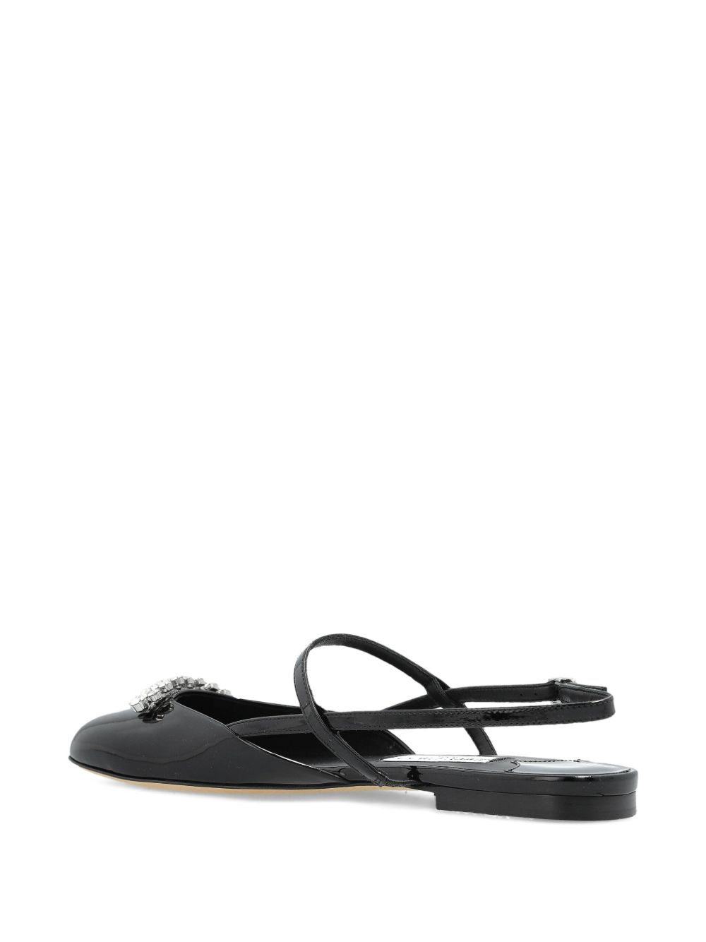 crystal-embellished slingback pumps - 4