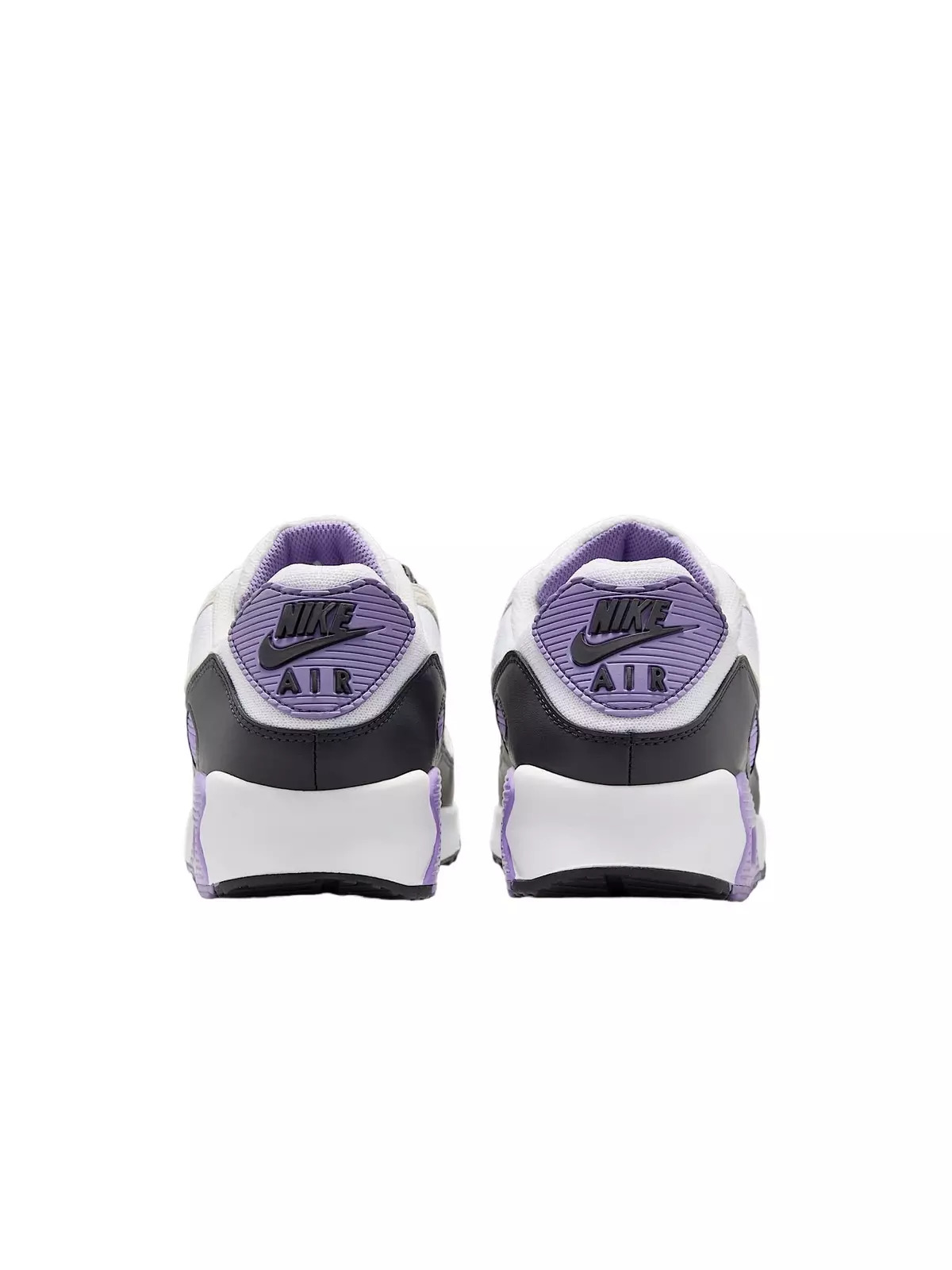 Air Max 90 "White/Dusty Amethyst/Photon Dust/Light Smoke Grey" Men's Shoe - 5