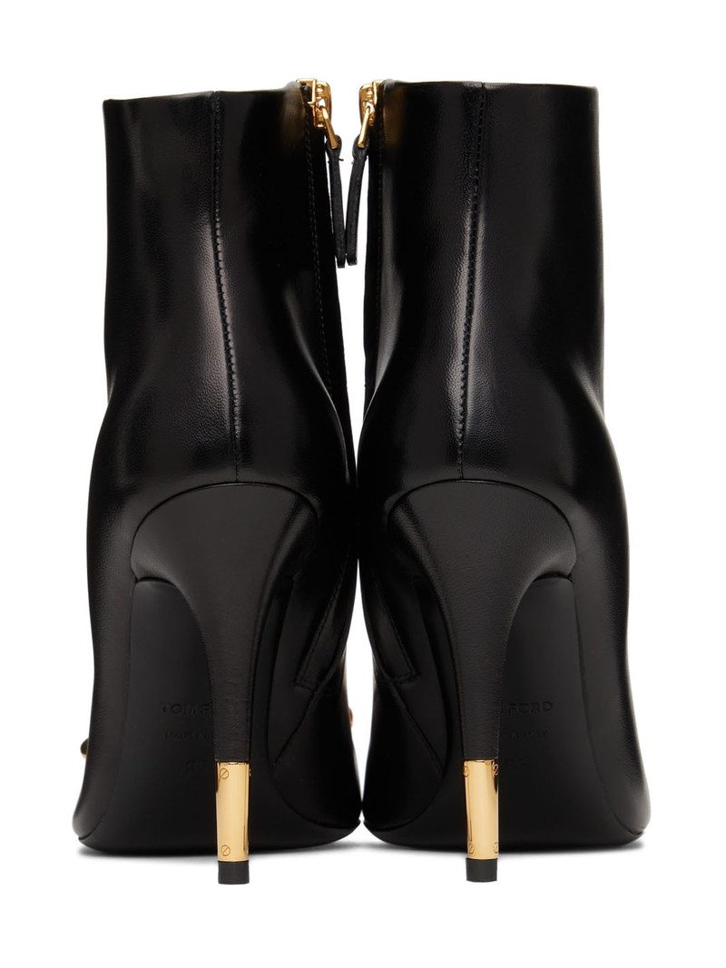 Black Iconic Chain Boots 3