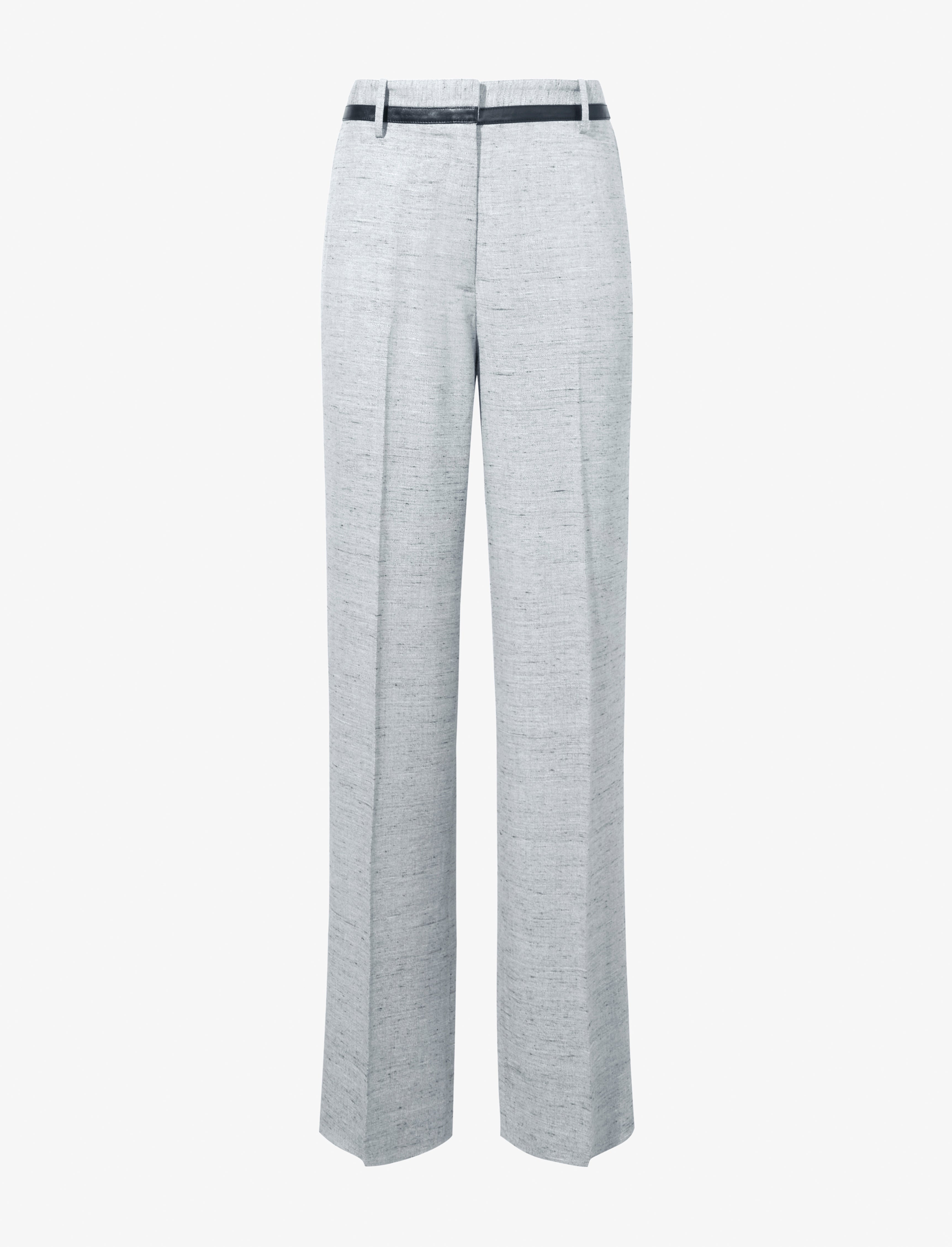 Aiden Pant in Melange Viscose Linen - 1