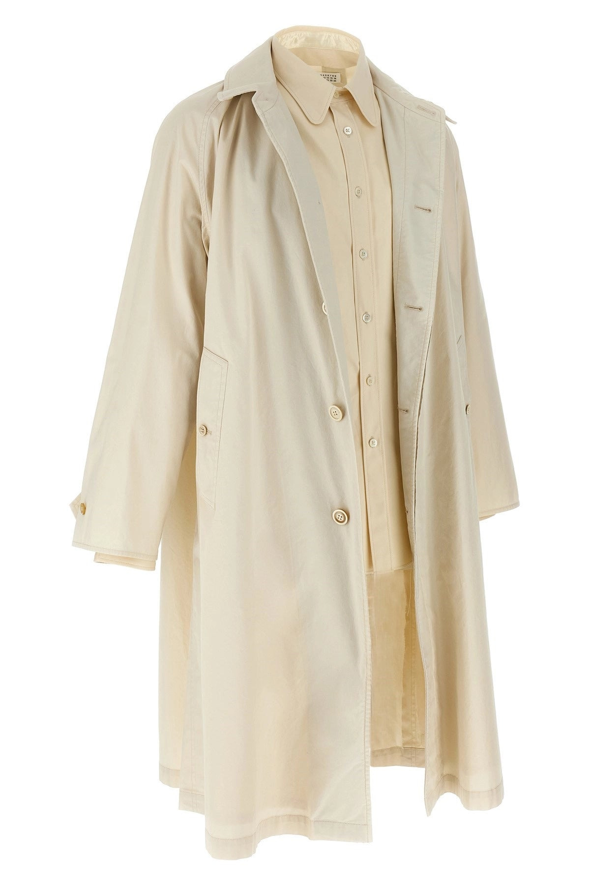 Maison Margiela Men Layered Trench Coat - 4
