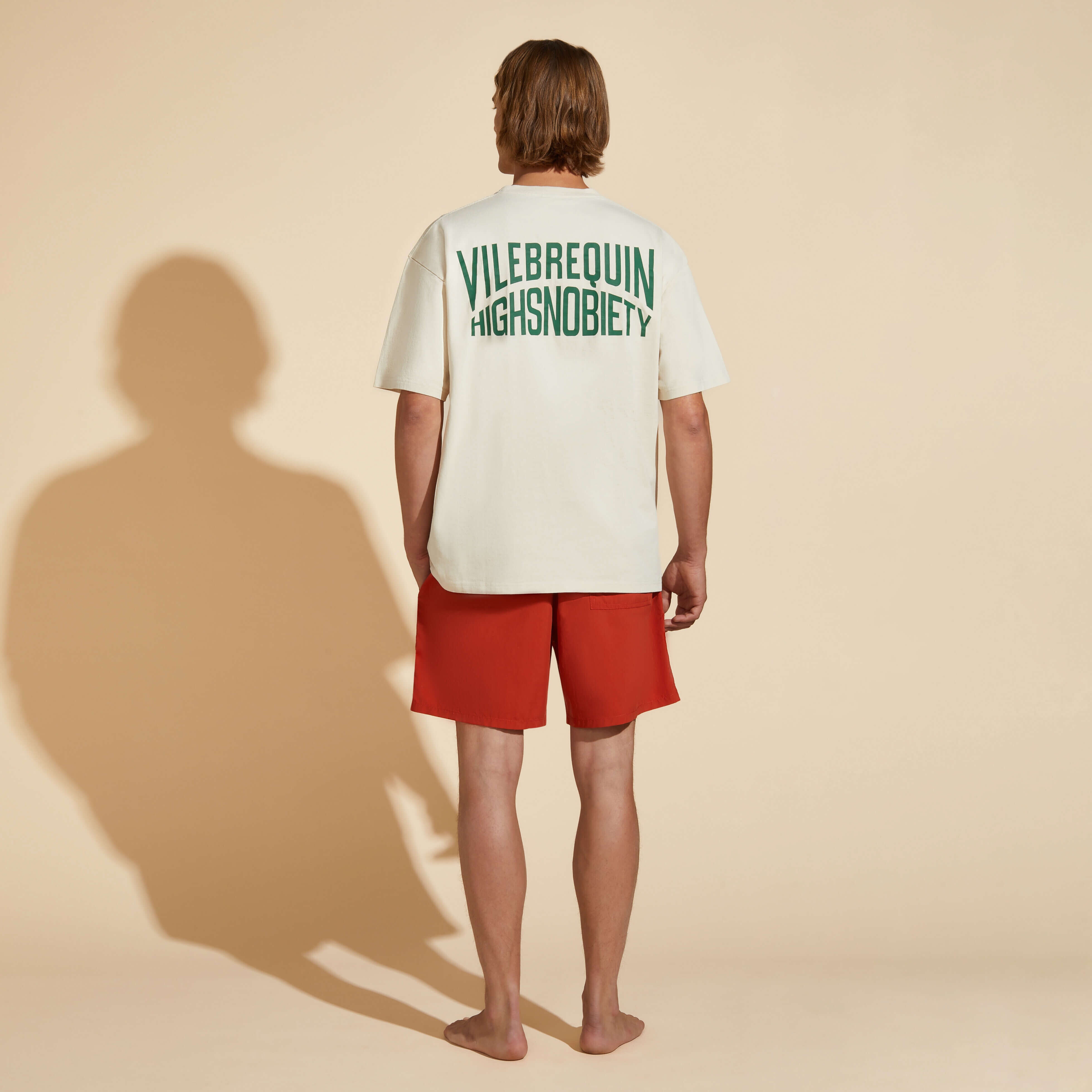 Men Cotton T-shirt Solid - Vilebrequin x Highsnobiety - 4