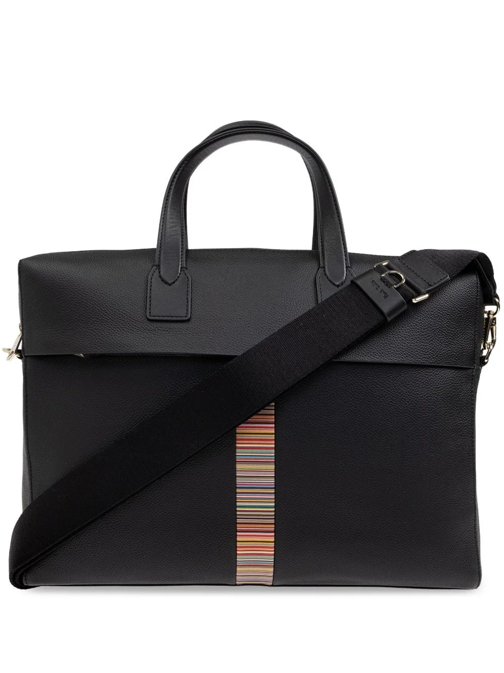 stripe-detailing laptop bag - 1