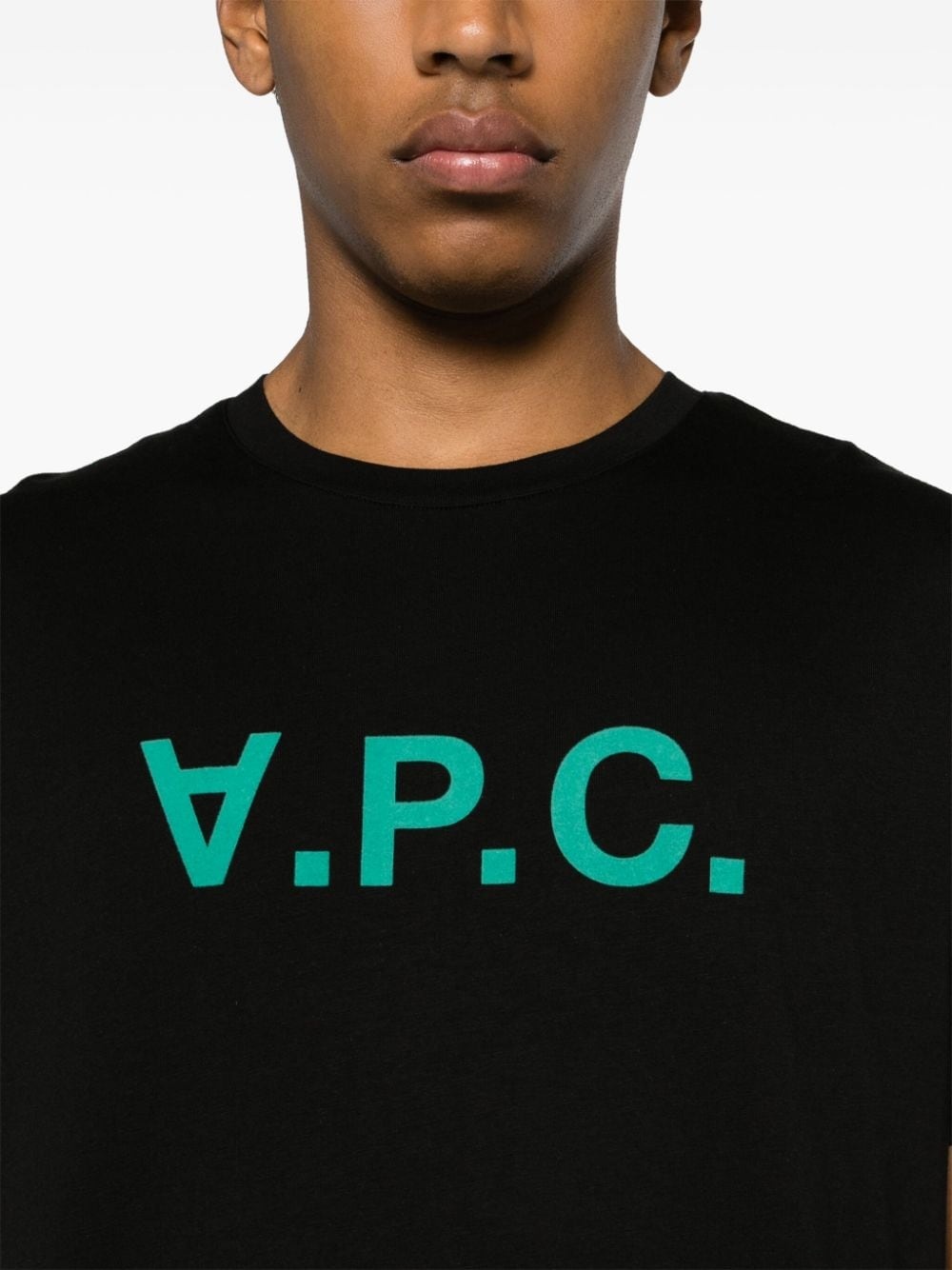 logo-appliquÃ© cotton T-shirt - 5