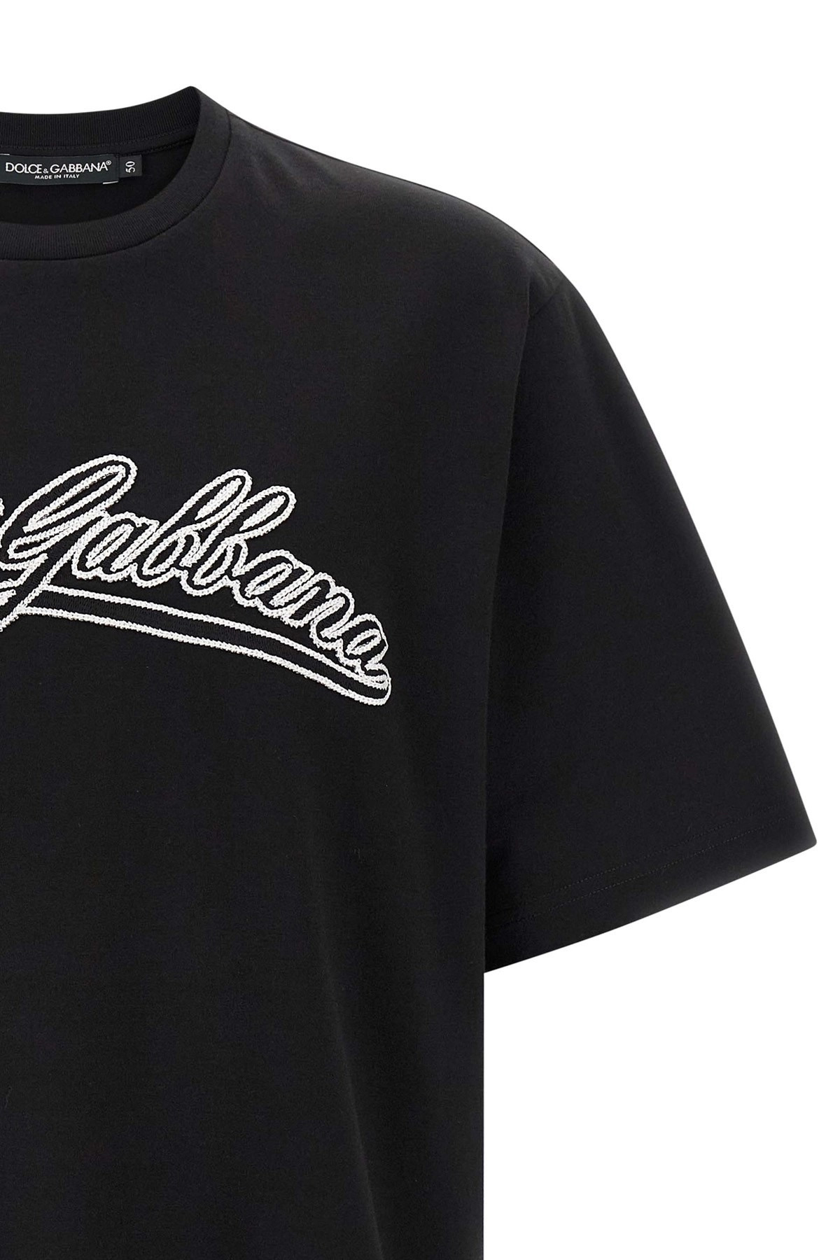 Logo embroidery t-shirt - 4