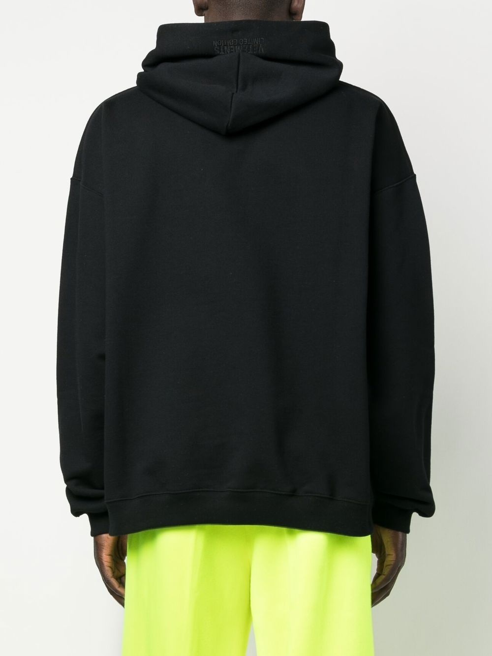 embroidered logo graphic-detail hoodie - 4