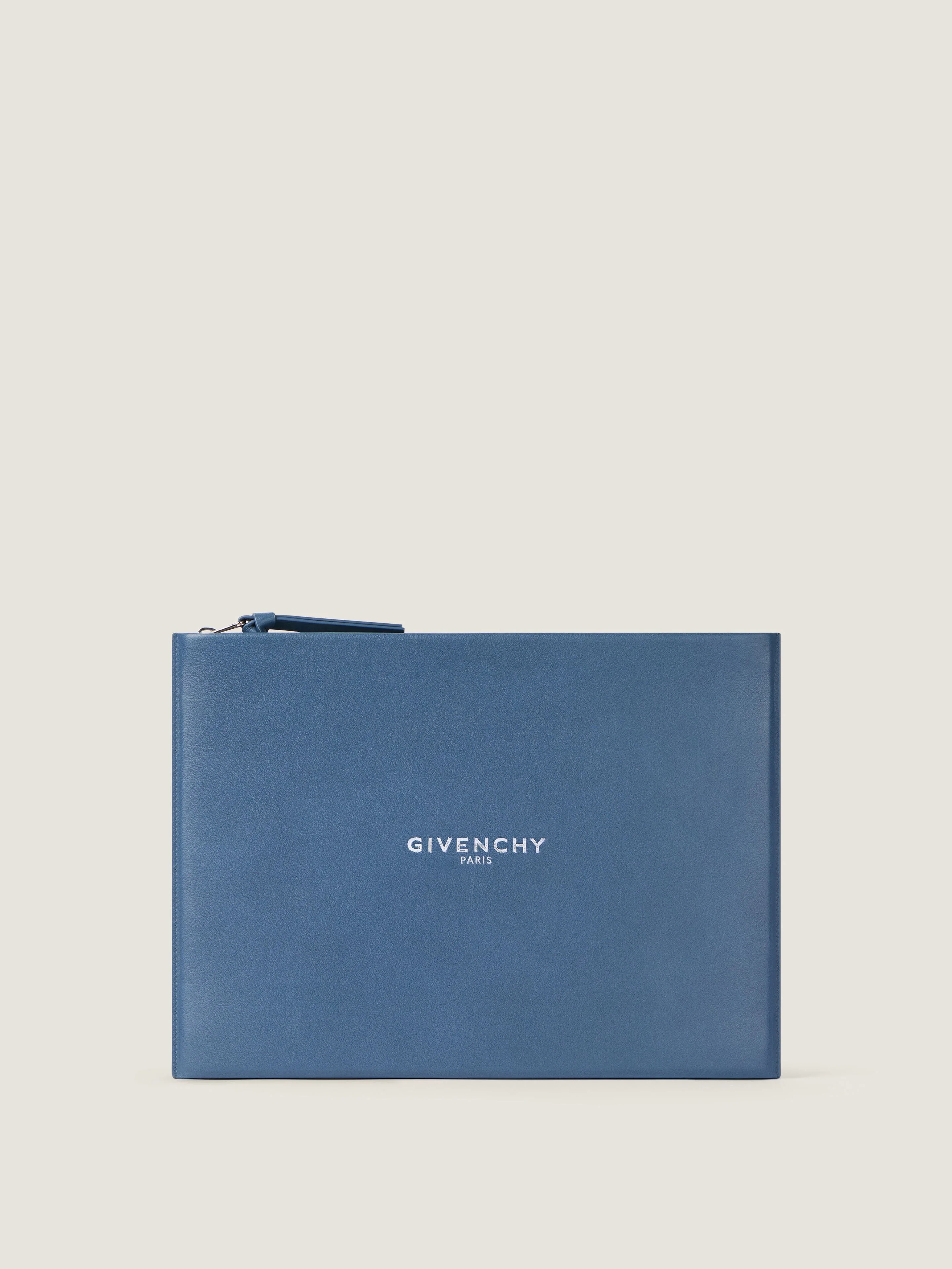 ANTIGONA STAMPED LARGE POUCH IN LEATHER - 1