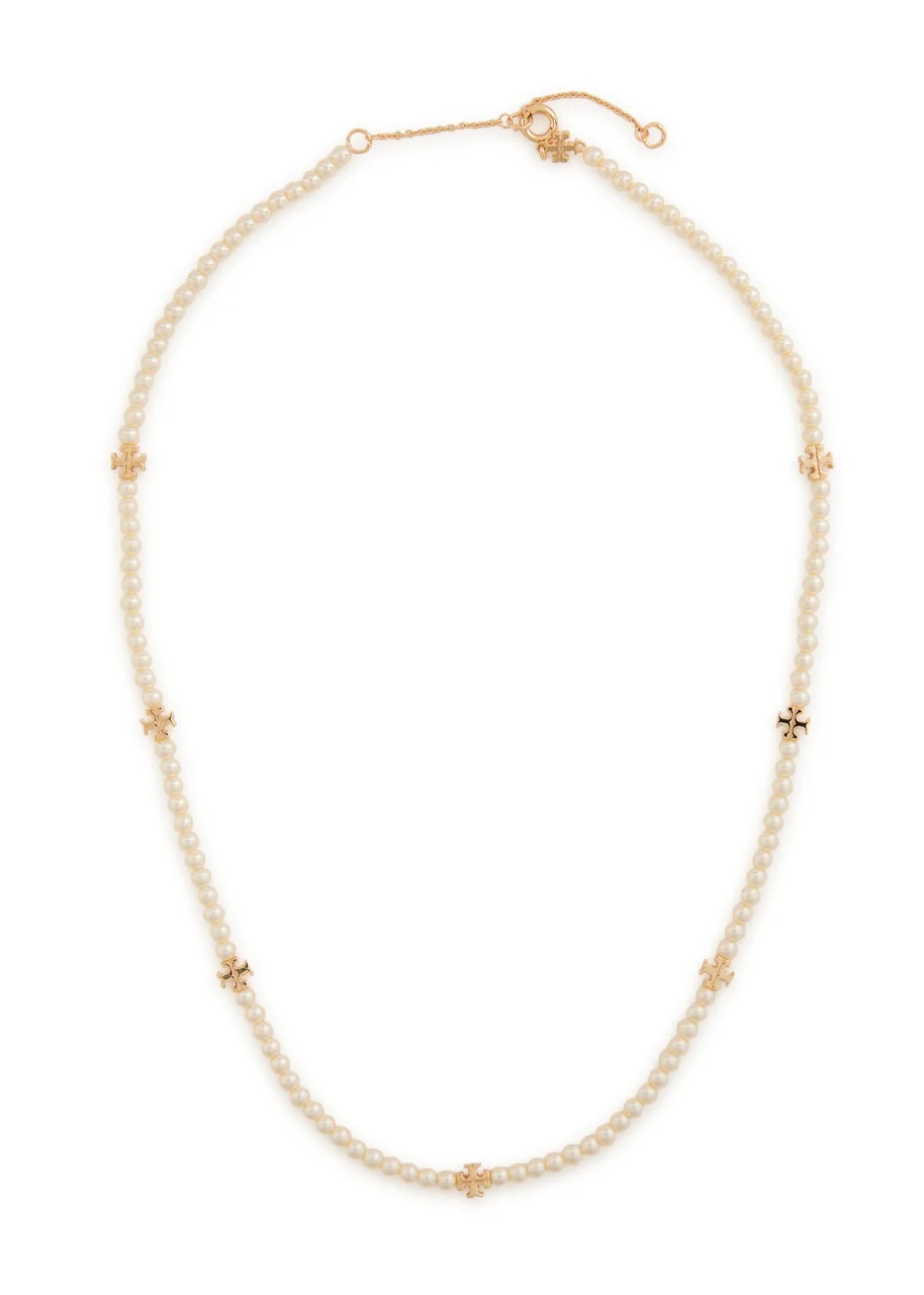 Tory Burch Kira Pearl 18kt Gold-plated Necklace - 1