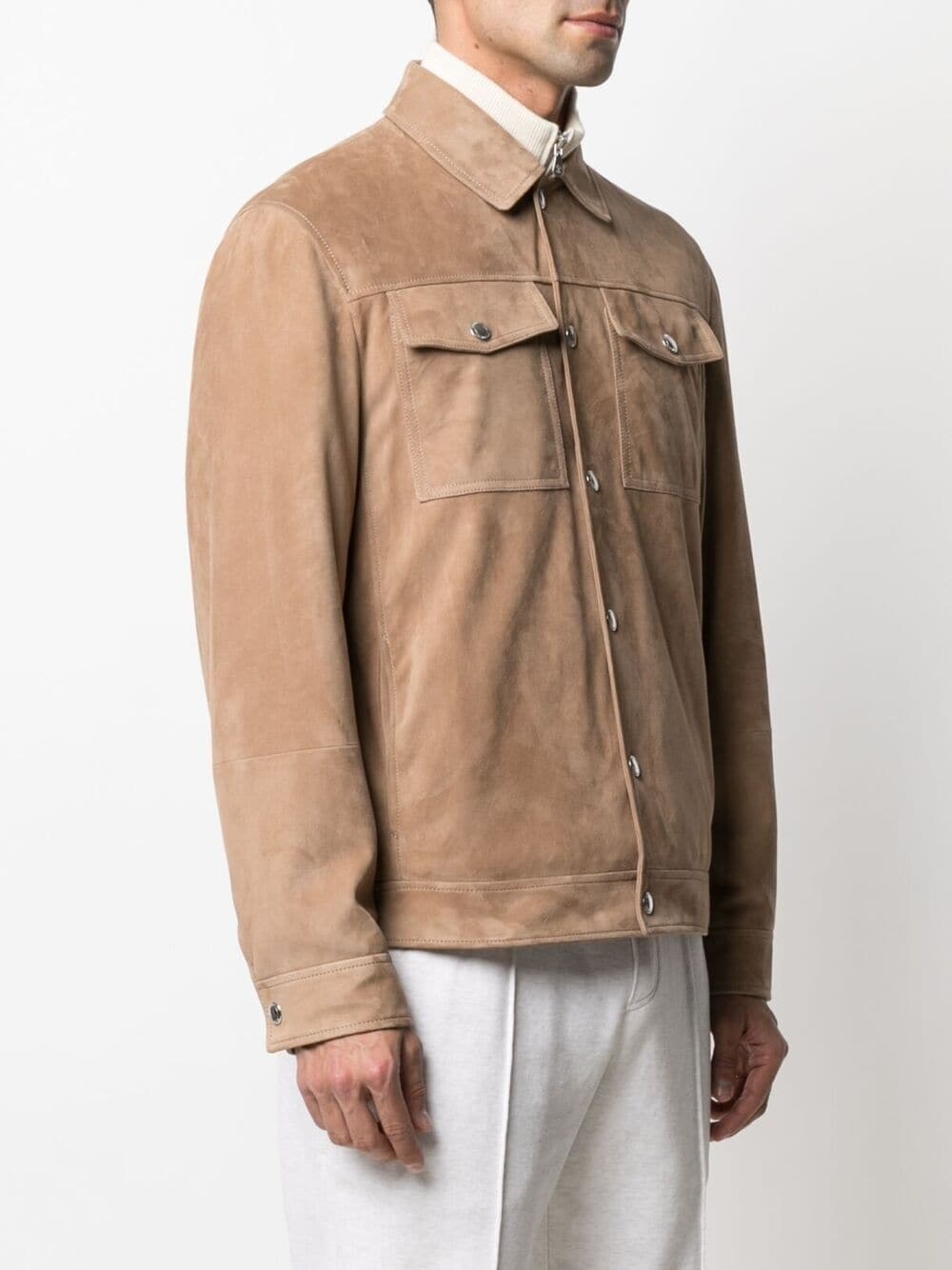 suede shirt jacket - 3