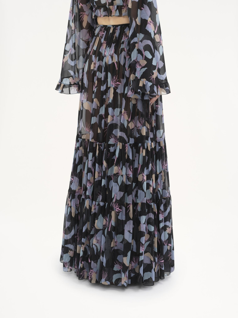 SILK GEORGETTE에 있는 GATHERED MAXI 피부 6