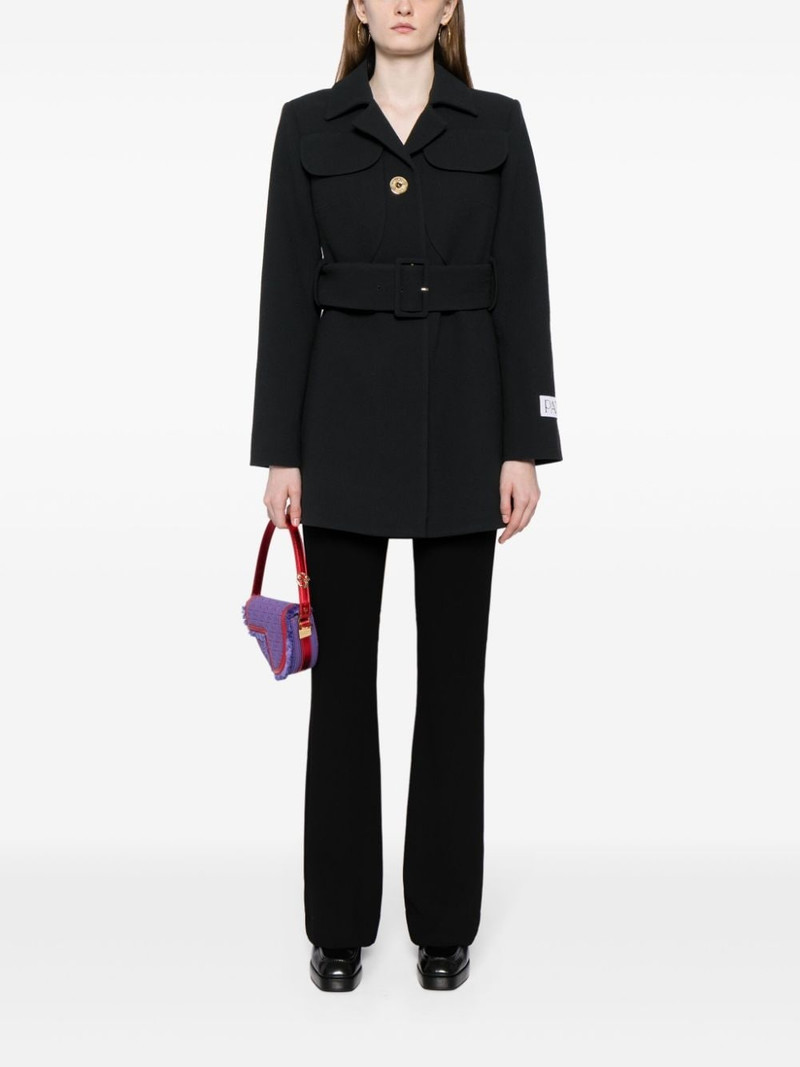 PATOU belted virgin-wool coat outlook
