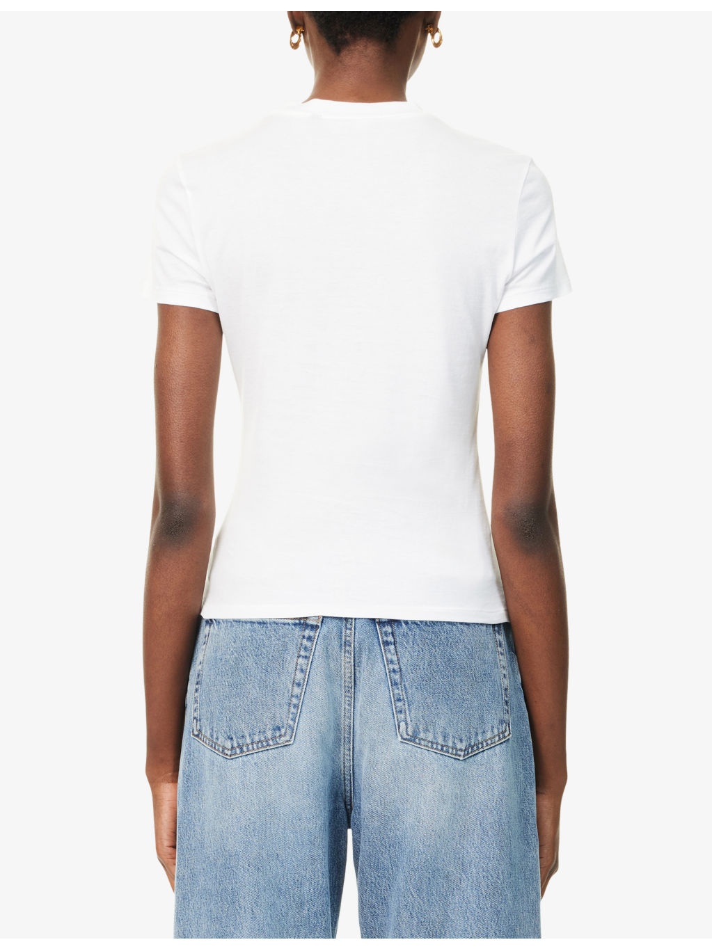 Regular-Fit Short-Sleeves Cotton-Jersey T-Shirt - 4