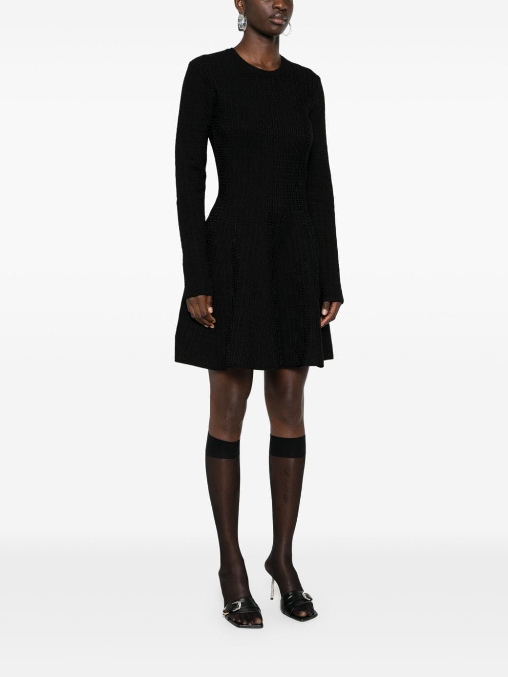 4G jacquard mini dress - 3