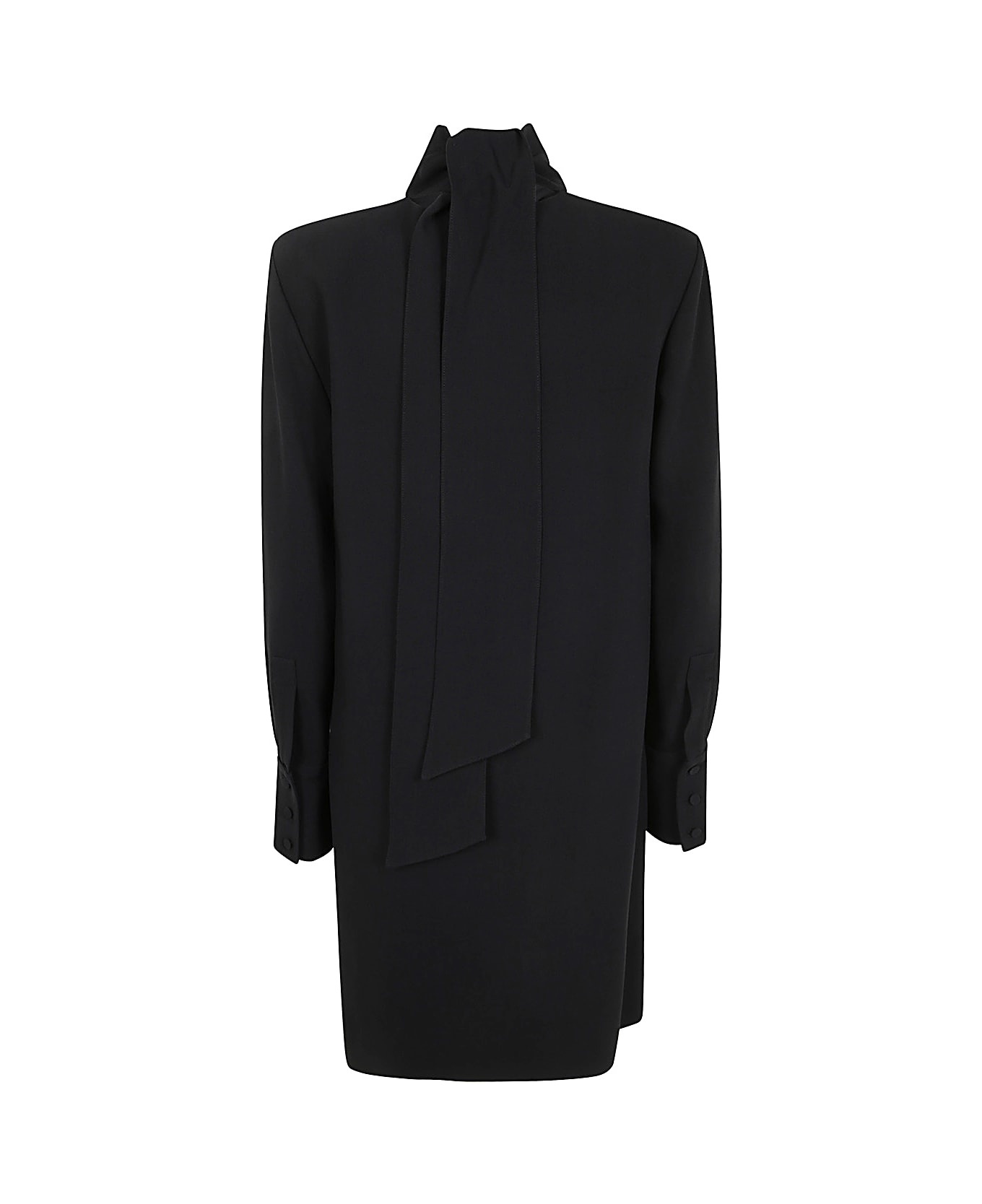 Journey Longsleeves Dress In Suit Fabric - 2