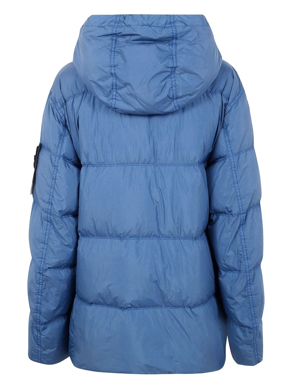 Compass-badge puffer jacket - 2