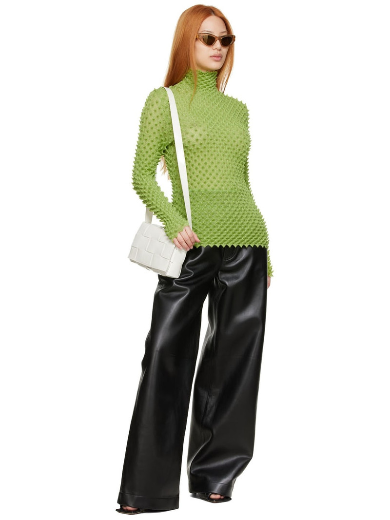 Bottega Veneta Green Polyester Turtleneck outlook