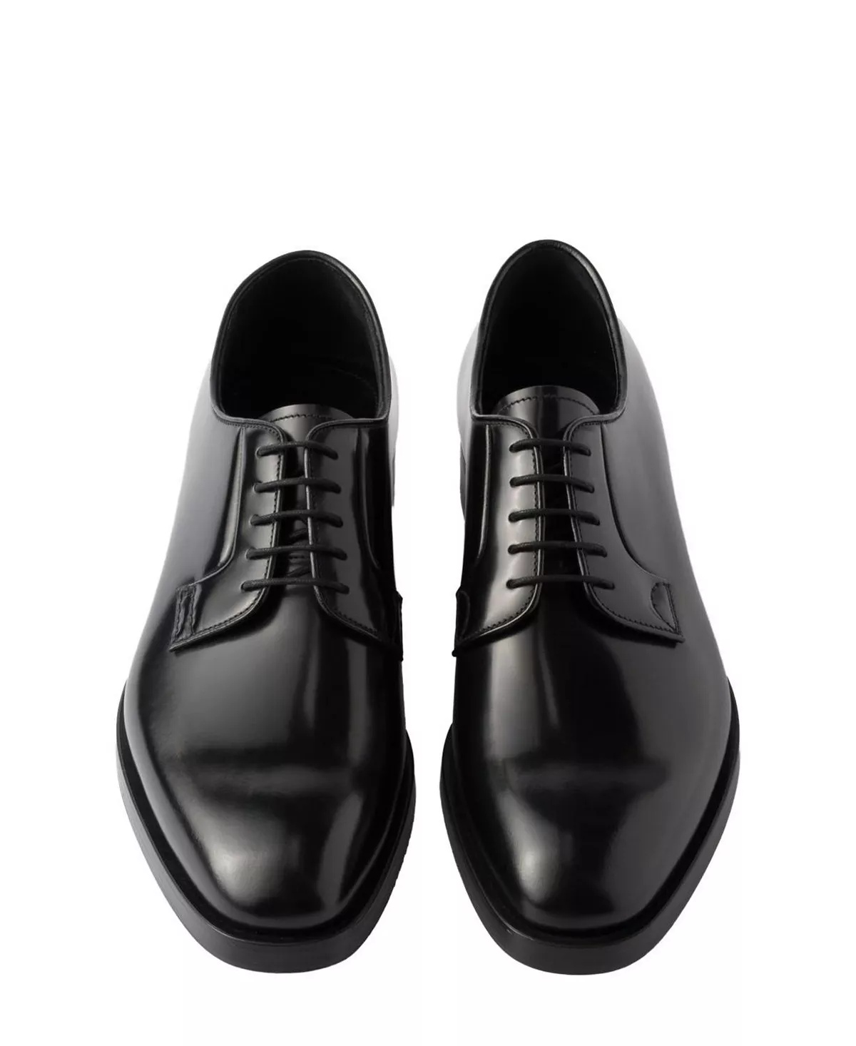 Men's Brushed Leather Lace-Up Shoes - 3
