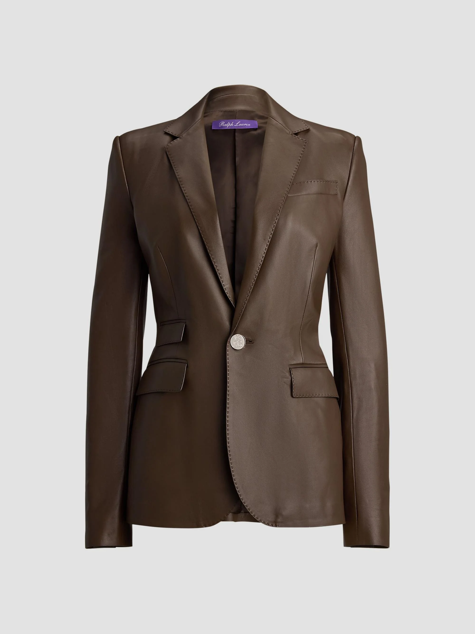 Women's Parker Leather Jacket - Sycamore - 1