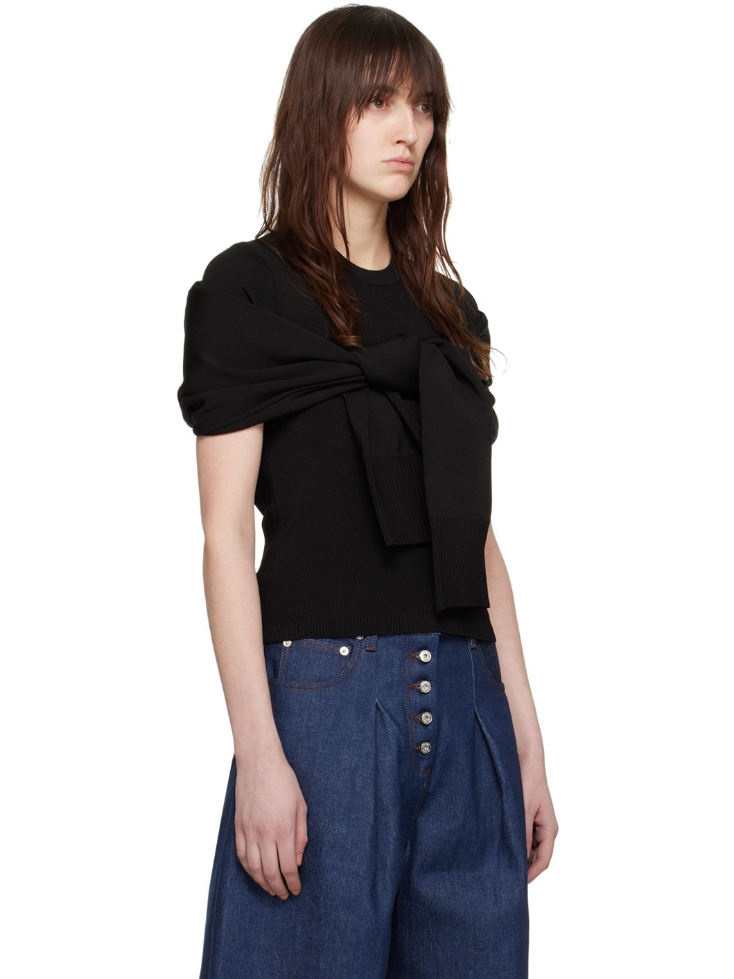 Black Les Sculptures 'Le haut Rica' Sweater - 2