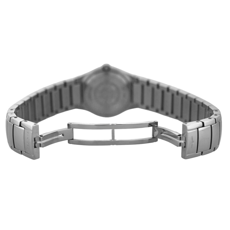 Pre-owned Longines Oposition Round Quartz Diamond Black Dial Ladies Watch L3.125.0.89.6 - 4