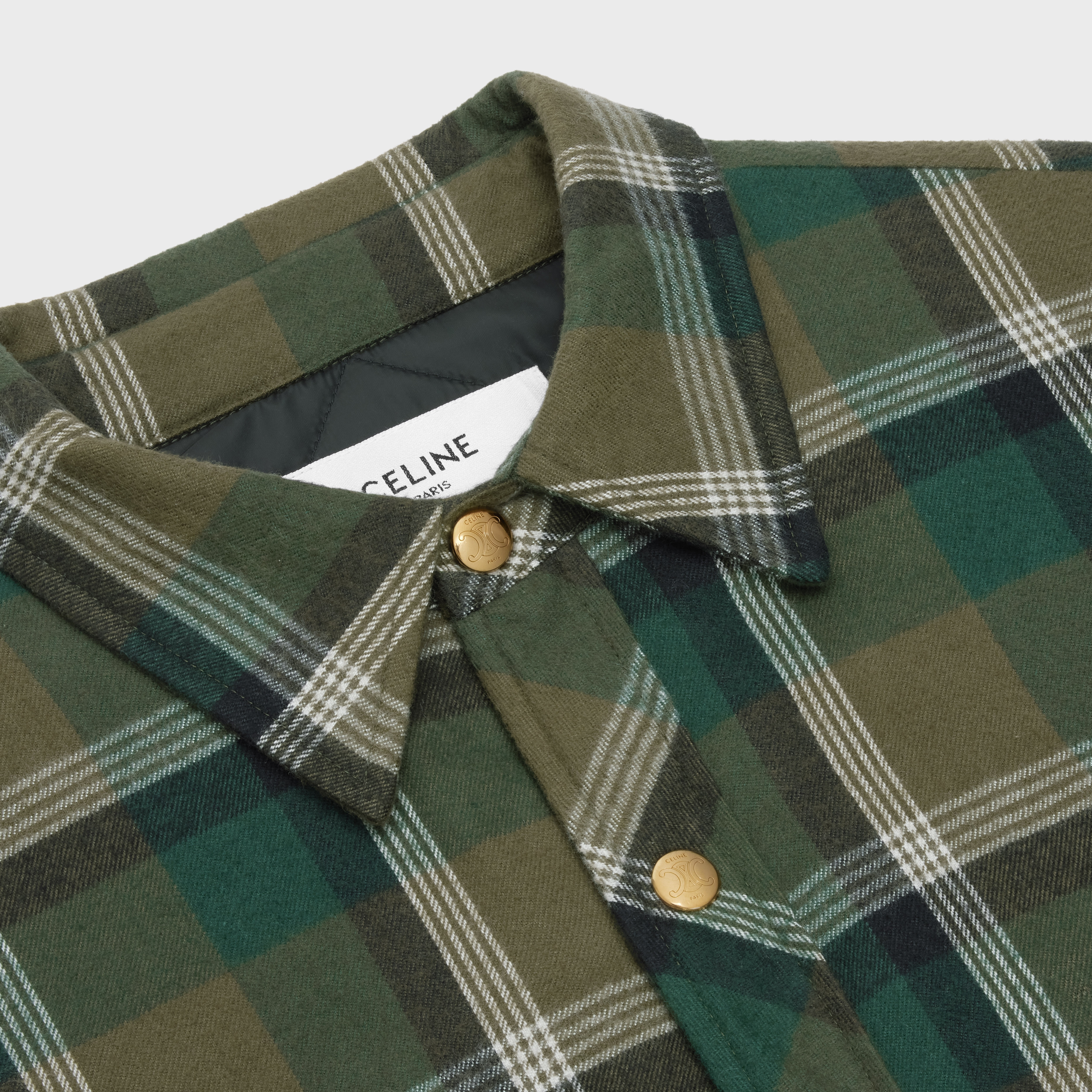 OVERSHIRT IN CHECKED COTTON - 3