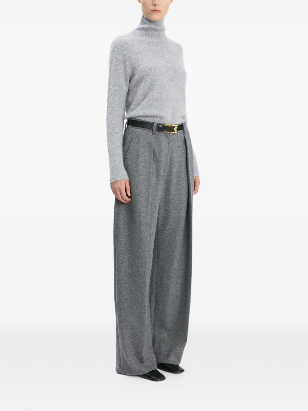 Polo neck wool jumper - 3