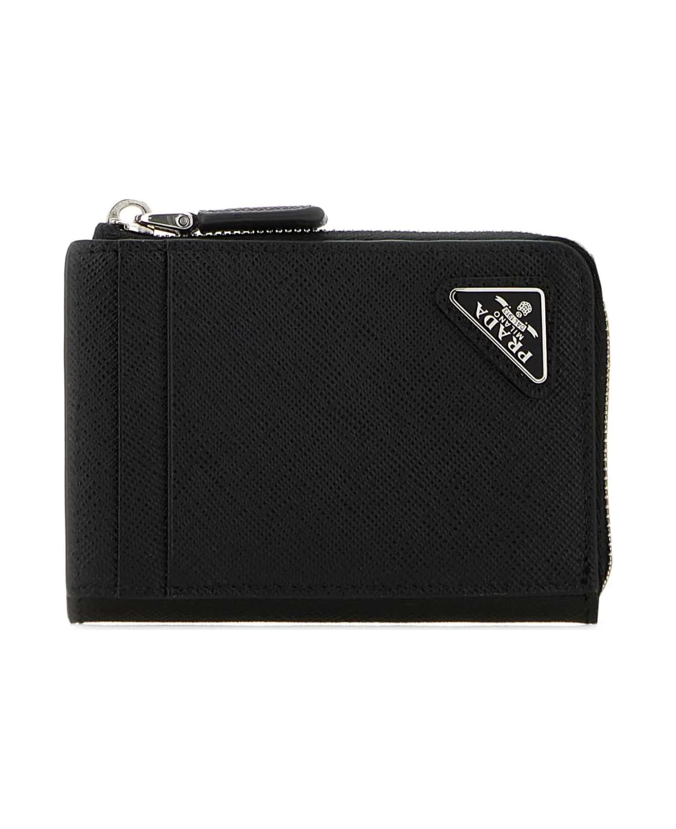 Black Leather Card Holder - 1