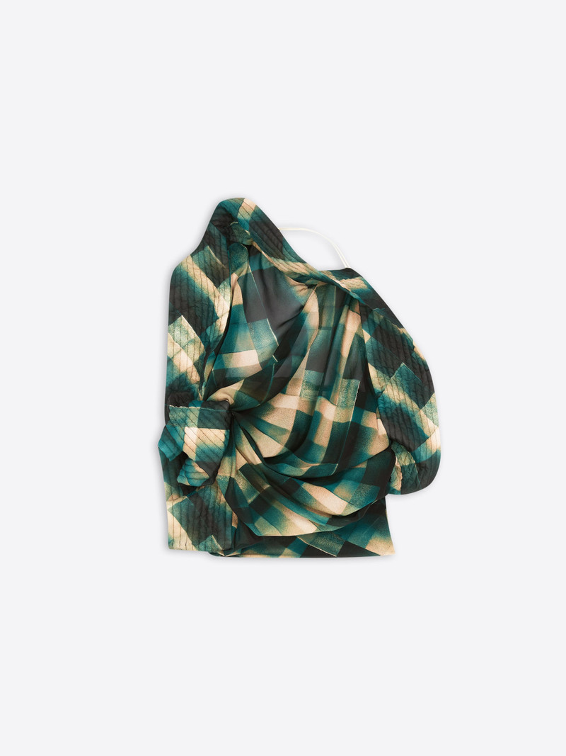 DRAPED VISCOSE TOP 1