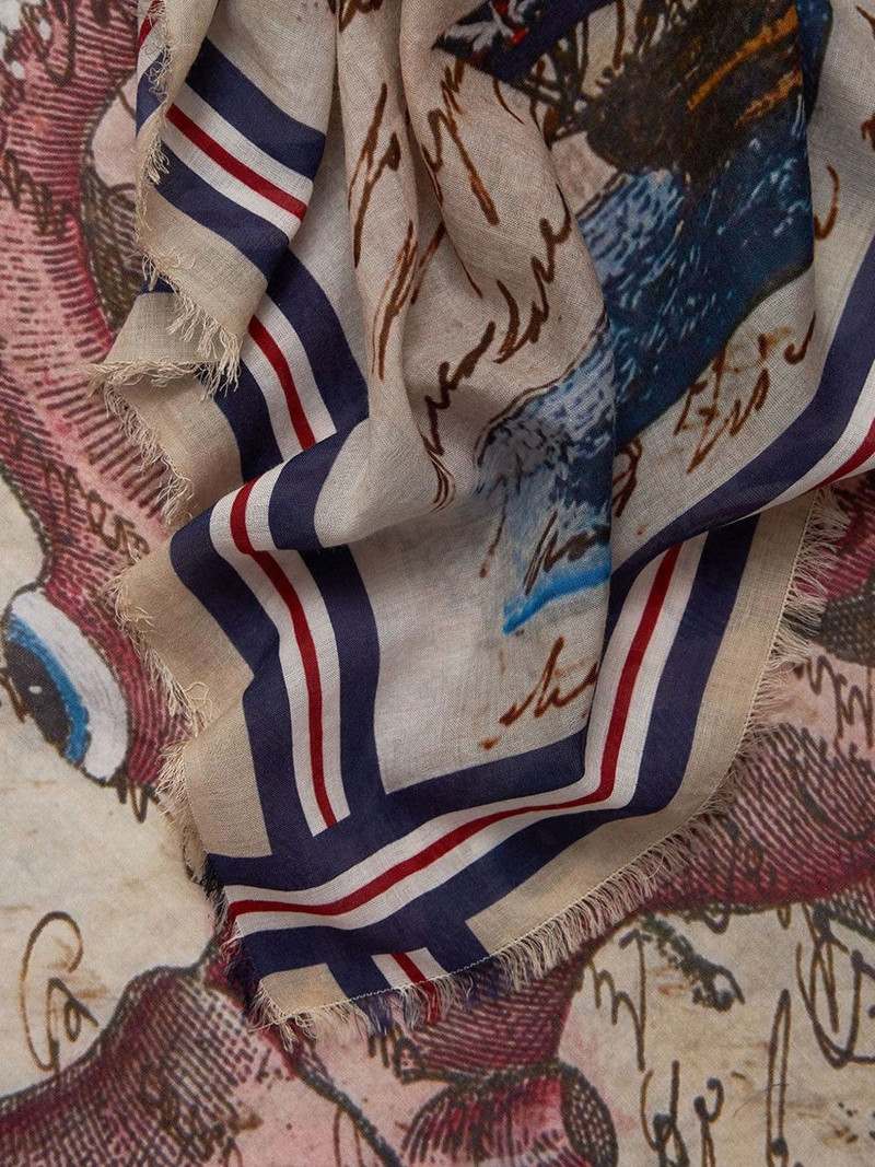 Faliero Sarti Veleri printed scarf outlook