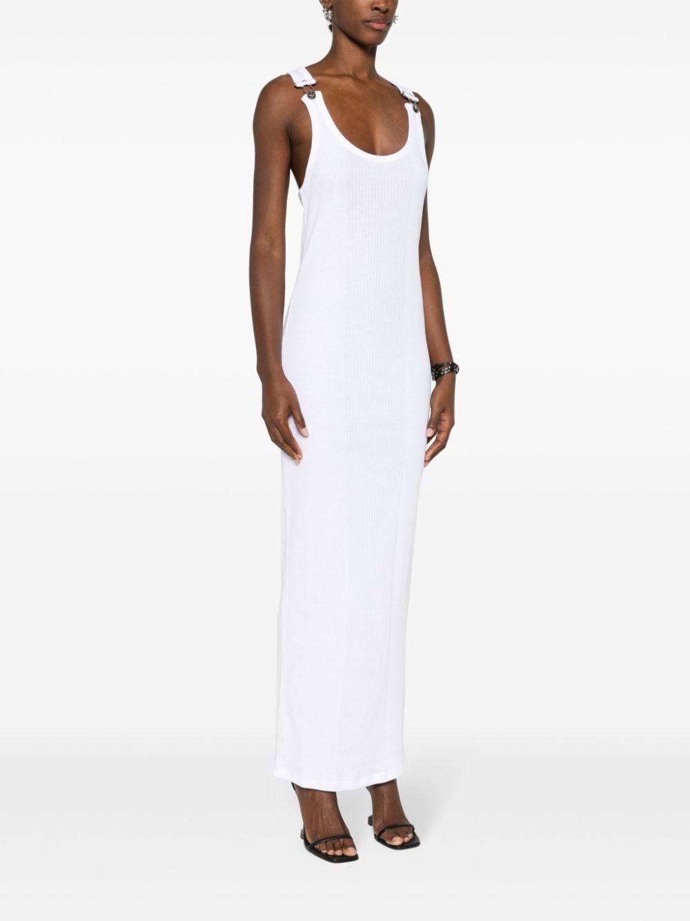 chunky-ribbed maxi dress - 3